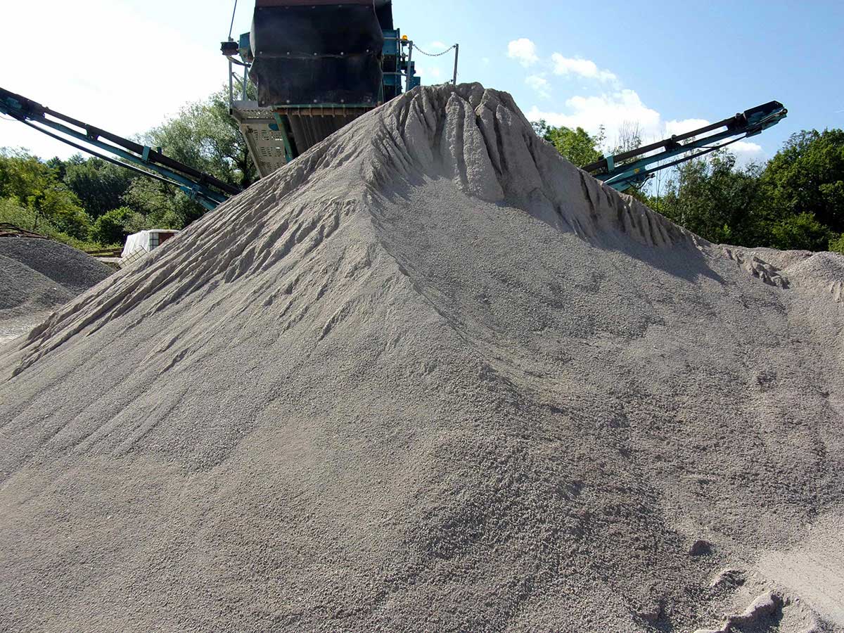 Vente d'agrégats pour la construction à Entrelacs